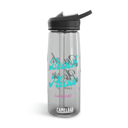 BEACH PLEASE - Teal font - CamelBak Eddy® Water Bottle, 20oz\25oz