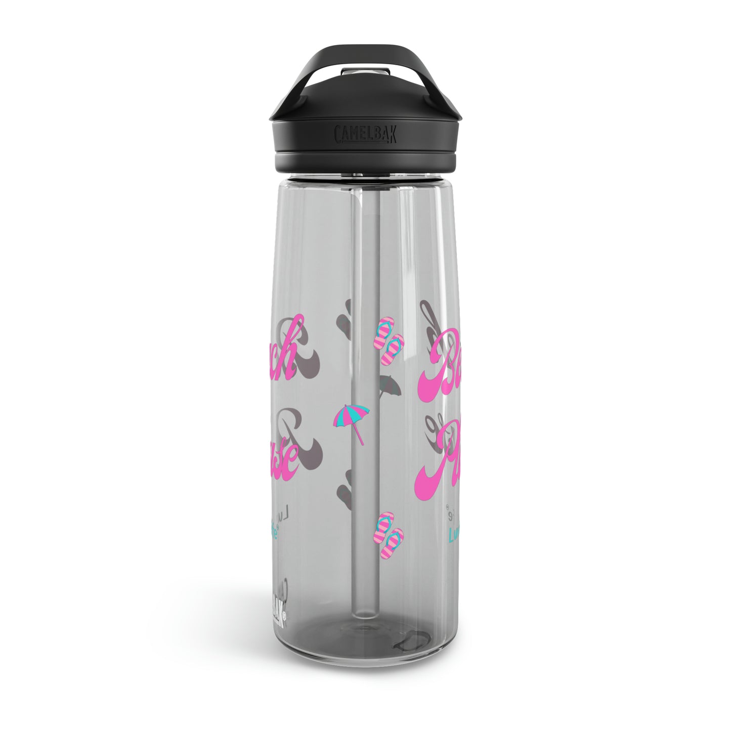 BEACH PLEASE - Pink font - CamelBak Eddy®  Water Bottle, 20oz\25oz