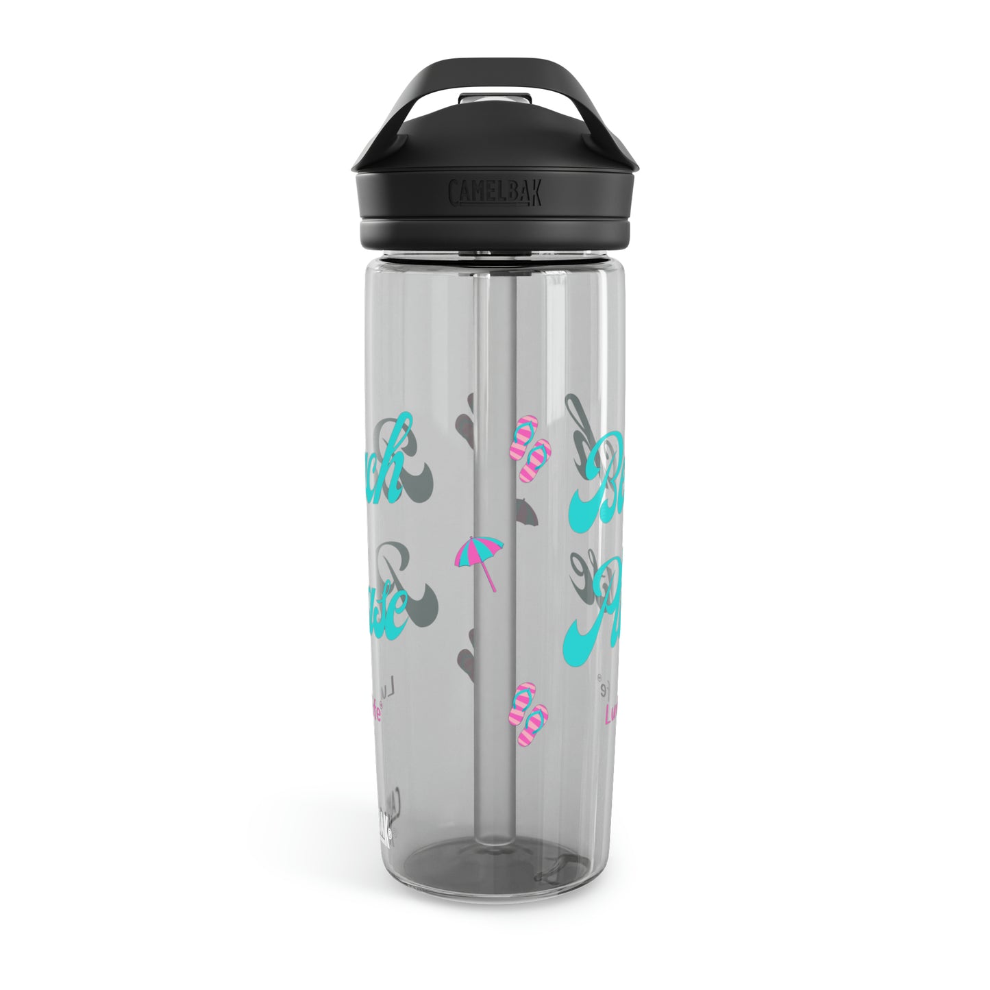 BEACH PLEASE - Teal font - CamelBak Eddy®  Water Bottle, 20oz\25oz