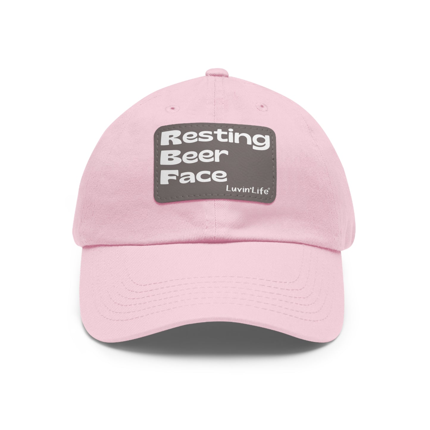 RESTING BEER FACE - Dad Hat with Leather Patch