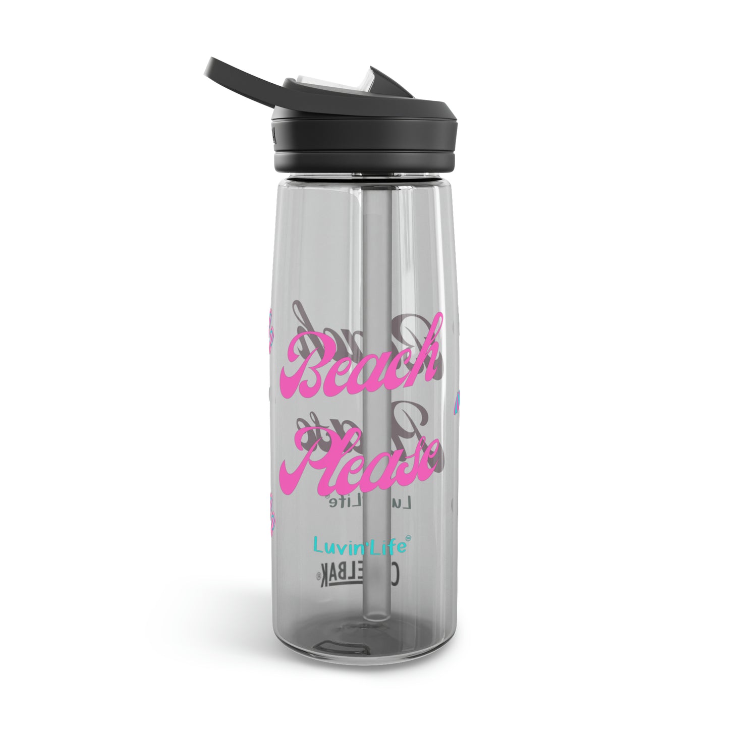 BEACH PLEASE - Pink font - CamelBak Eddy®  Water Bottle, 20oz\25oz