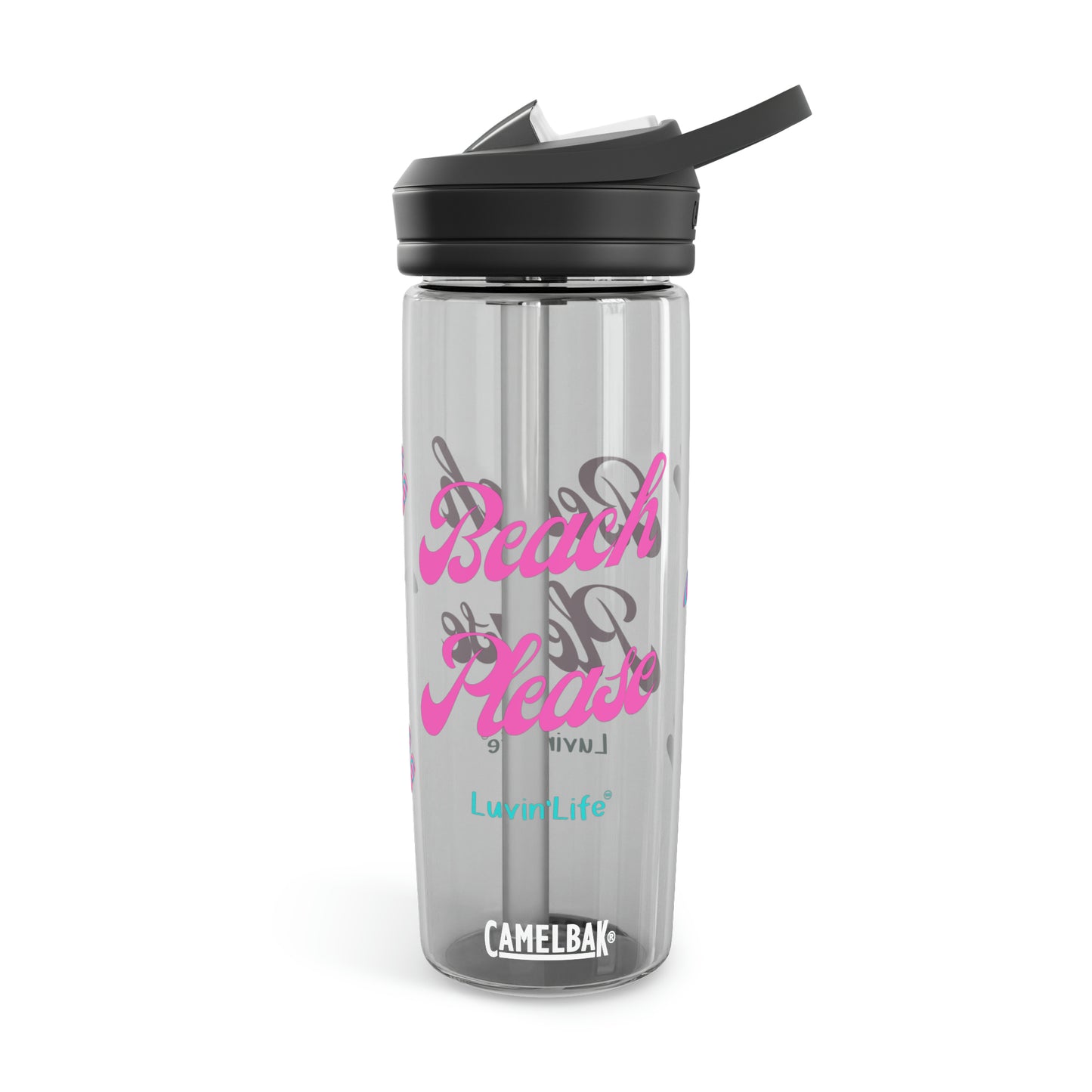 BEACH PLEASE - Pink font - CamelBak Eddy®  Water Bottle, 20oz\25oz