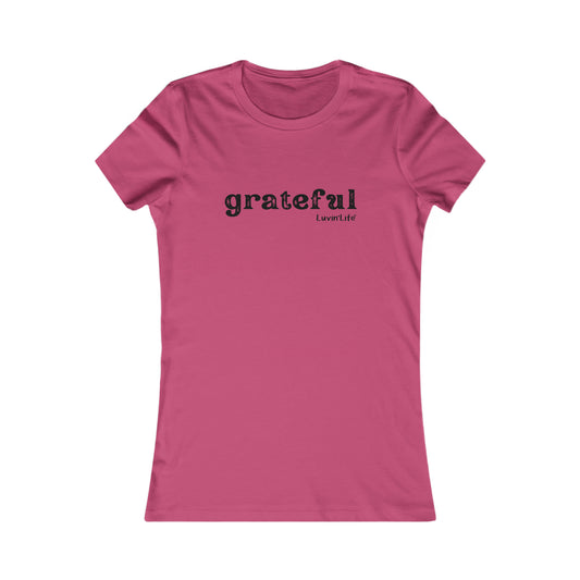 GRATEFUL - Bella+Canva - Women's Favorite Tee (Fitted)