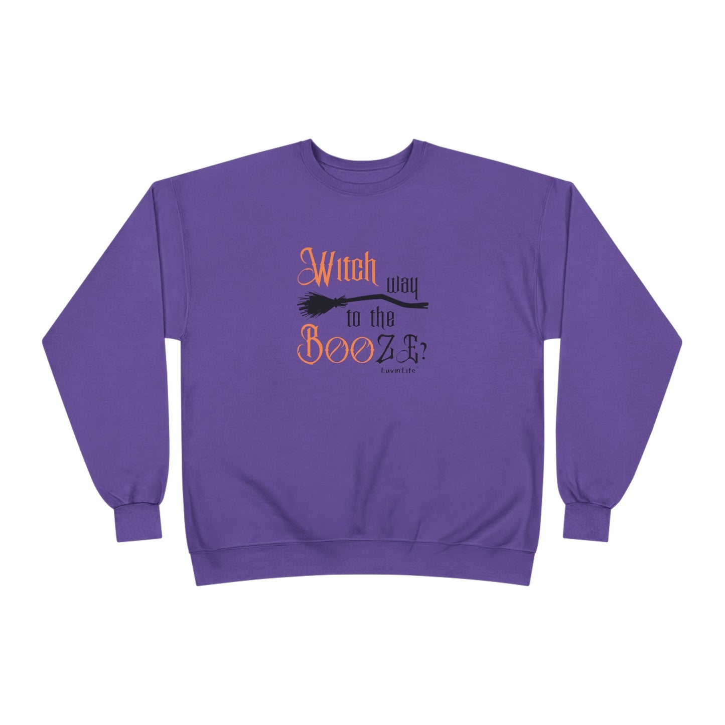 WITCH WAY TO THE BOOZE - Crewneck Sweatshirt - Unisex (+4XL)