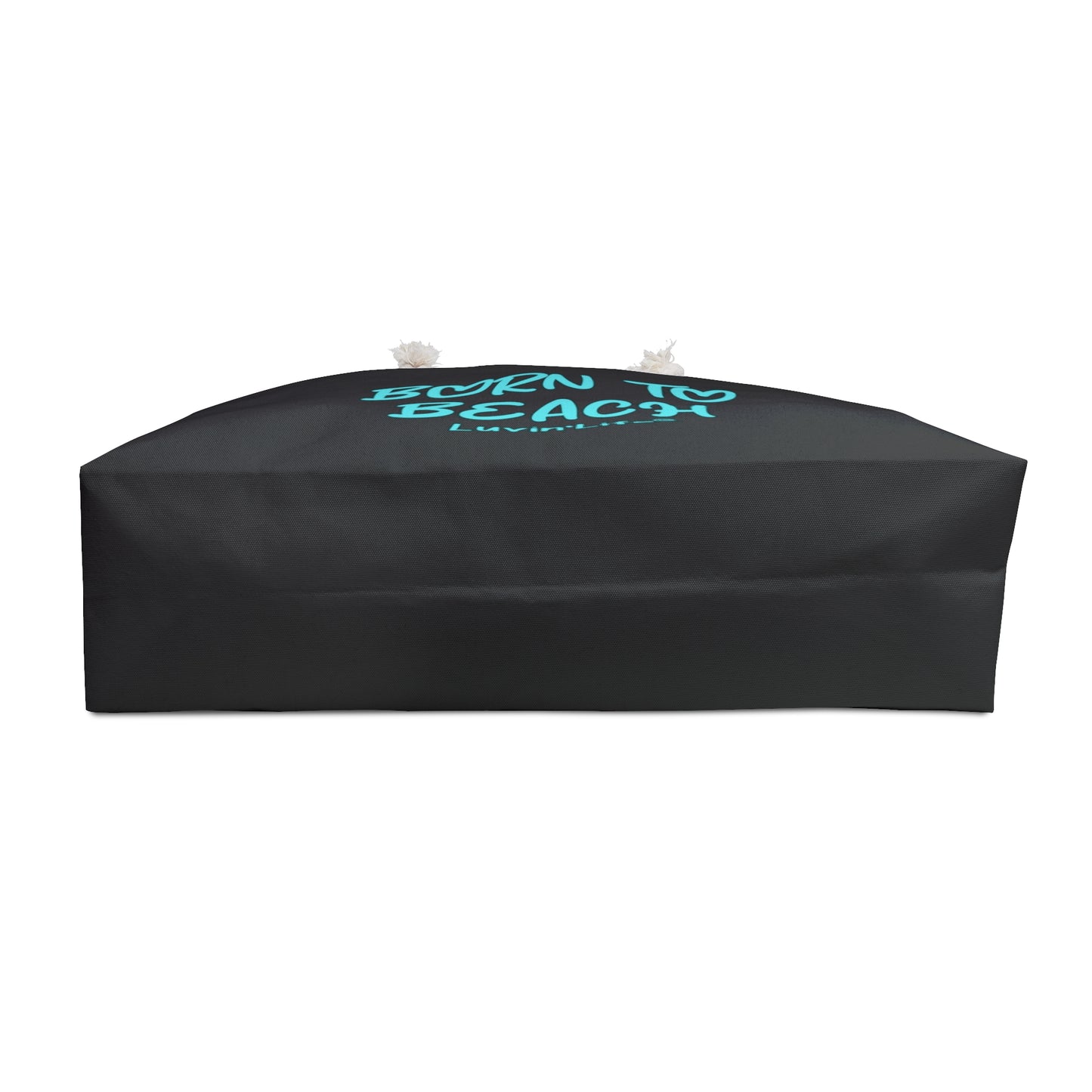 BORN TO BEACH - Weekender Bag (black/teal)