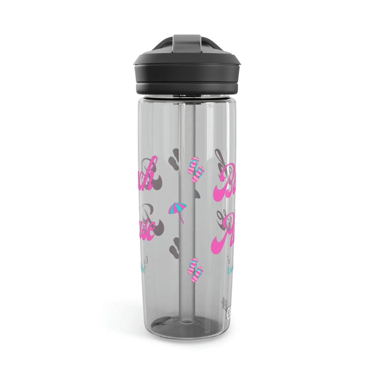 BEACH PLEASE - Pink font - CamelBak Eddy®  Water Bottle, 20oz\25oz