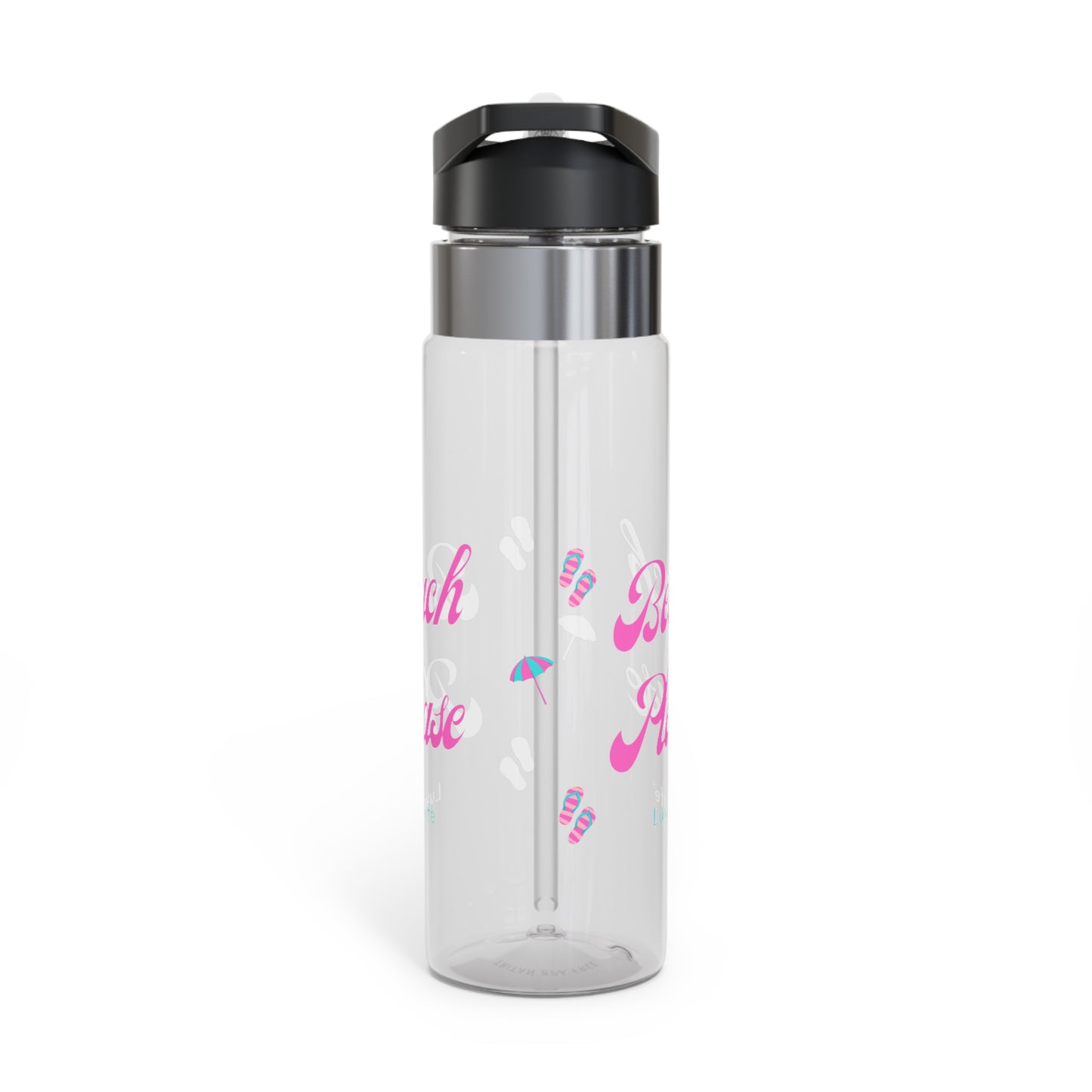 BEACH PLEASE - Pink font - Kensington Tritan™ Sport Bottle, 20oz