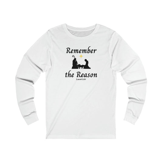 REMEMBER THE REASON - Bella+Canvas - Unisex Jersey Long Sleeve Tee (+3XL)