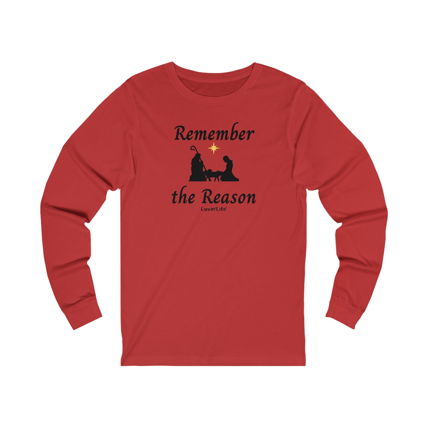 REMEMBER THE REASON - Bella+Canvas - Unisex Jersey Long Sleeve Tee (+3XL)