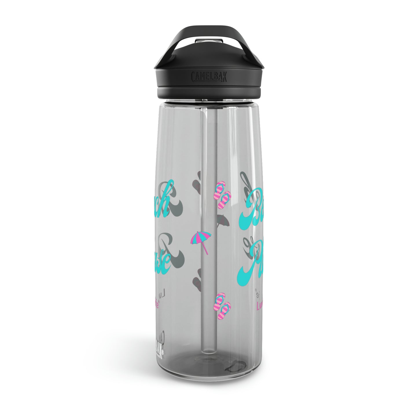 BEACH PLEASE - Teal font - CamelBak Eddy®  Water Bottle, 20oz\25oz