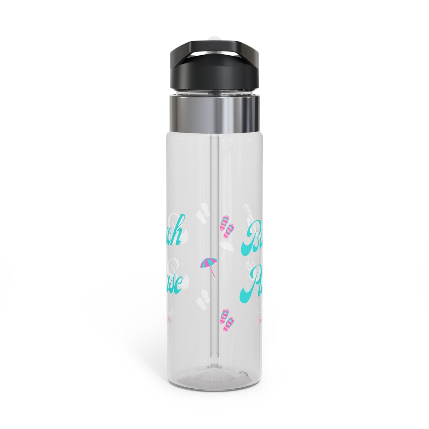 BEACH PLEASE - Teal font - Kensington Tritan™ Sport Bottle, 20oz