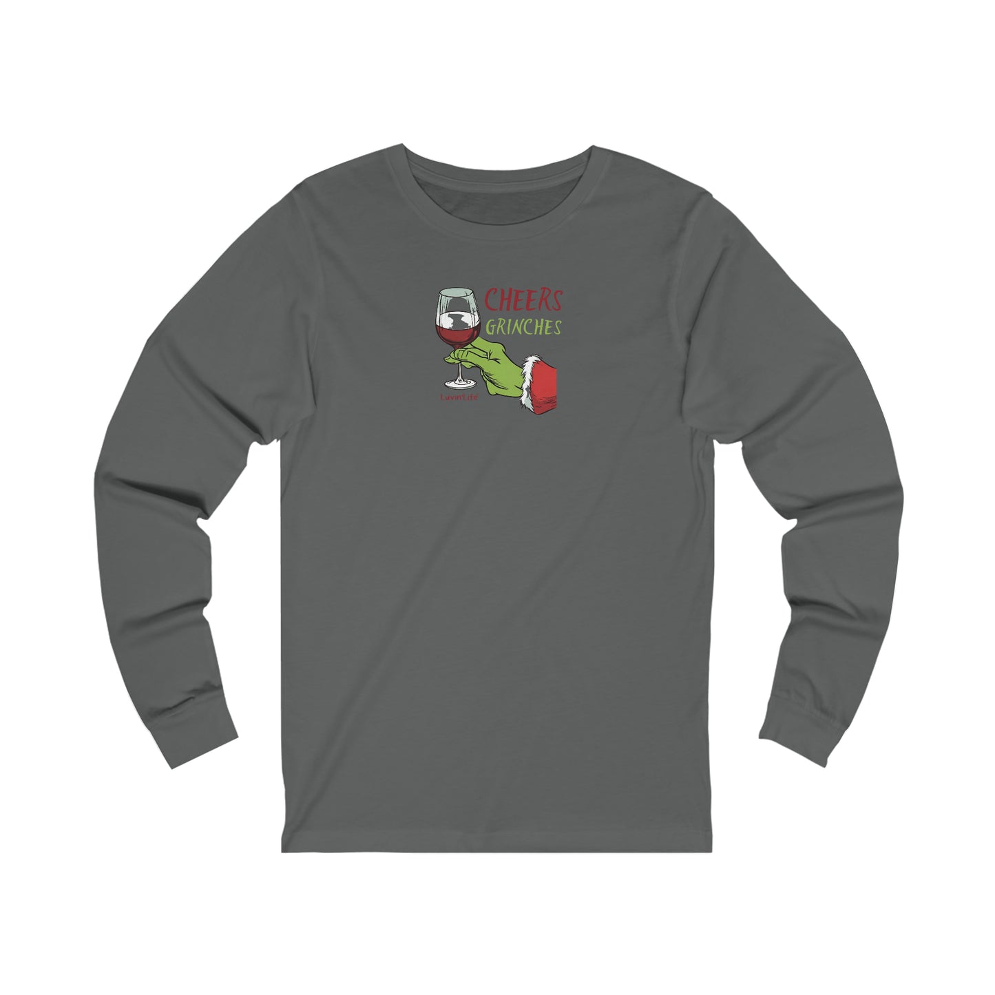 CHEERS GRINCHES - Bella+Canvas Unisex Jersey Long Sleeve Tee