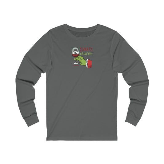 CHEERS GRINCHES - Bella+Canvas Unisex Jersey Long Sleeve Tee