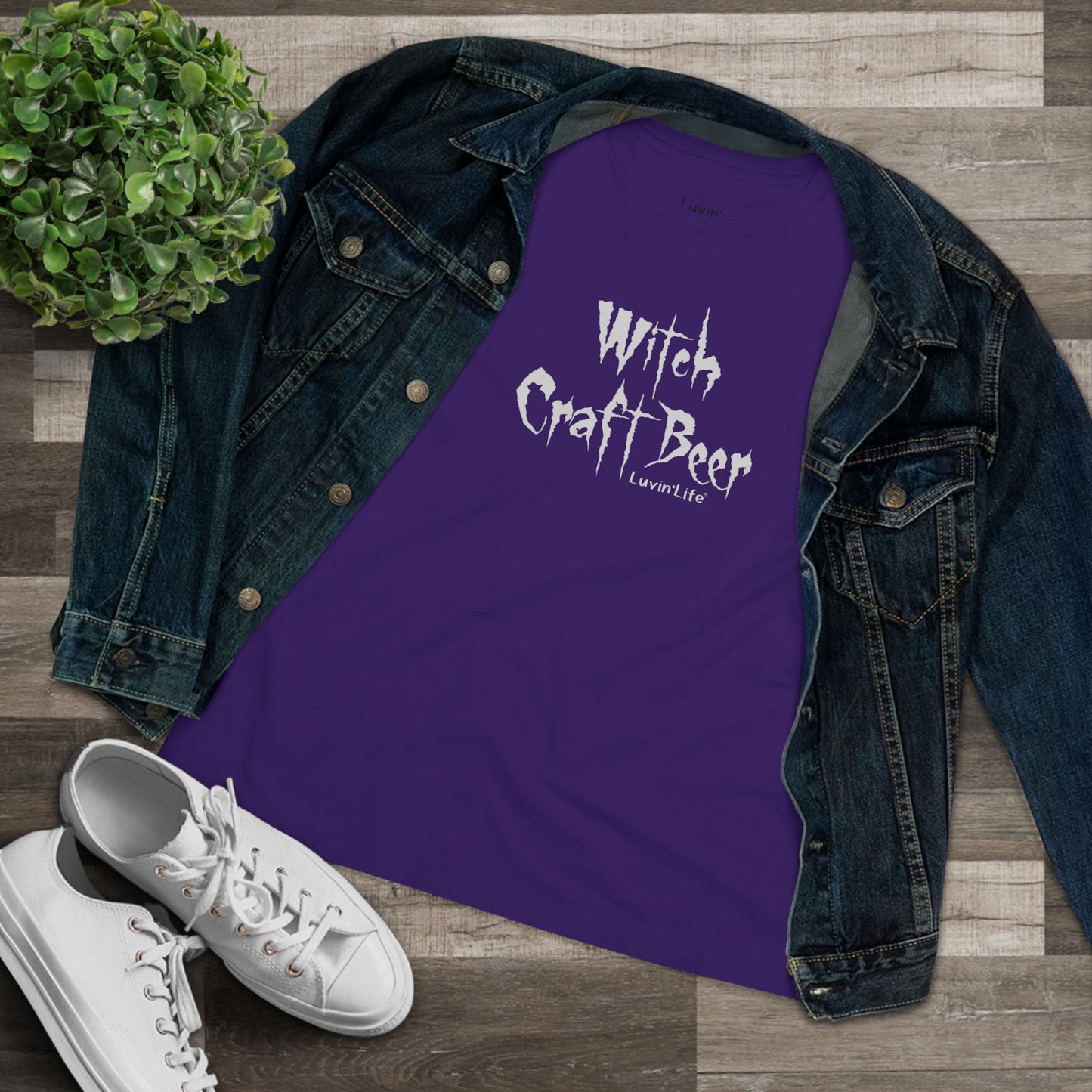 WITCH CRAFT BEER - Bella+Canvas WOMAN'S Premium Tee (+2XL)