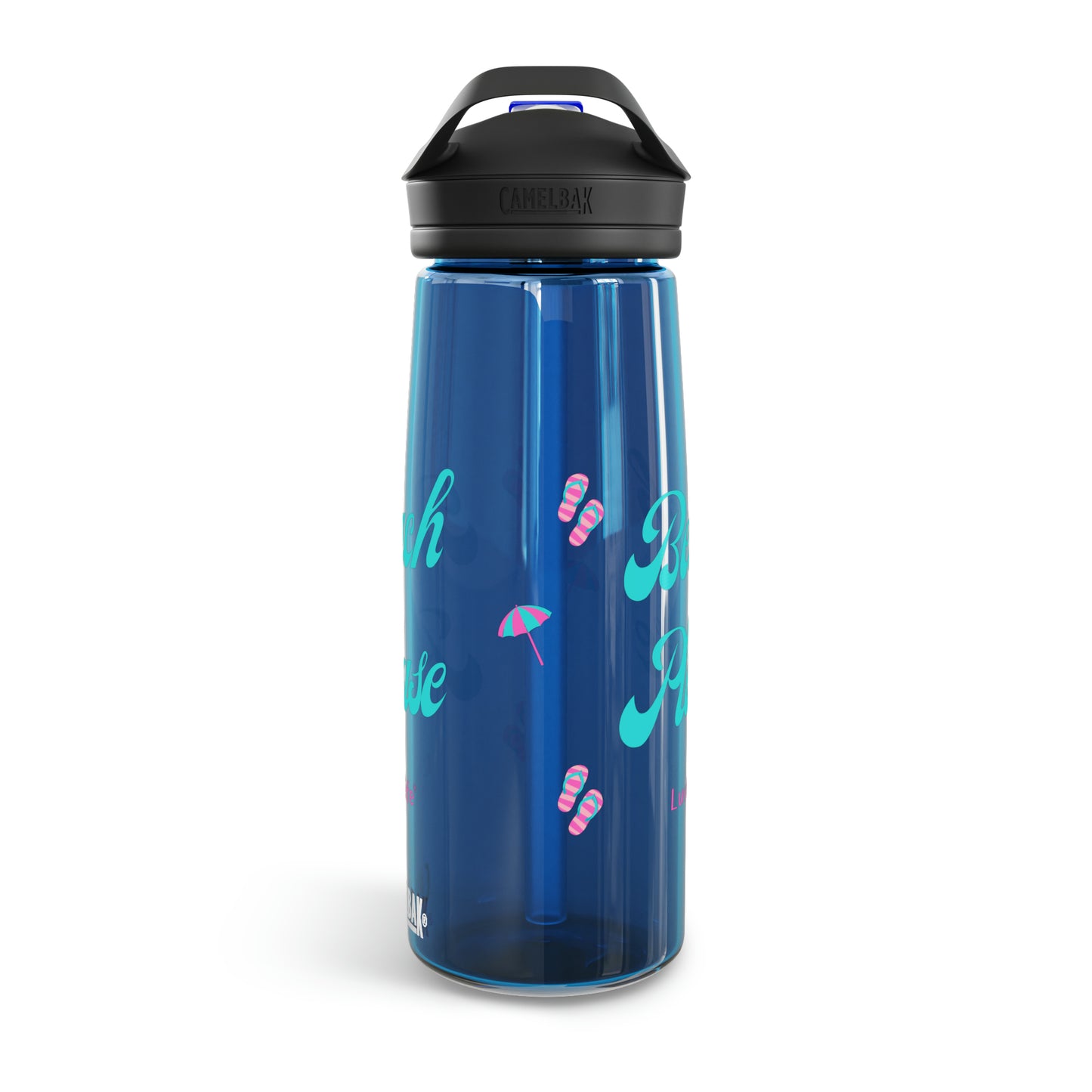 BEACH PLEASE - Teal font - CamelBak Eddy®  Water Bottle, 20oz\25oz