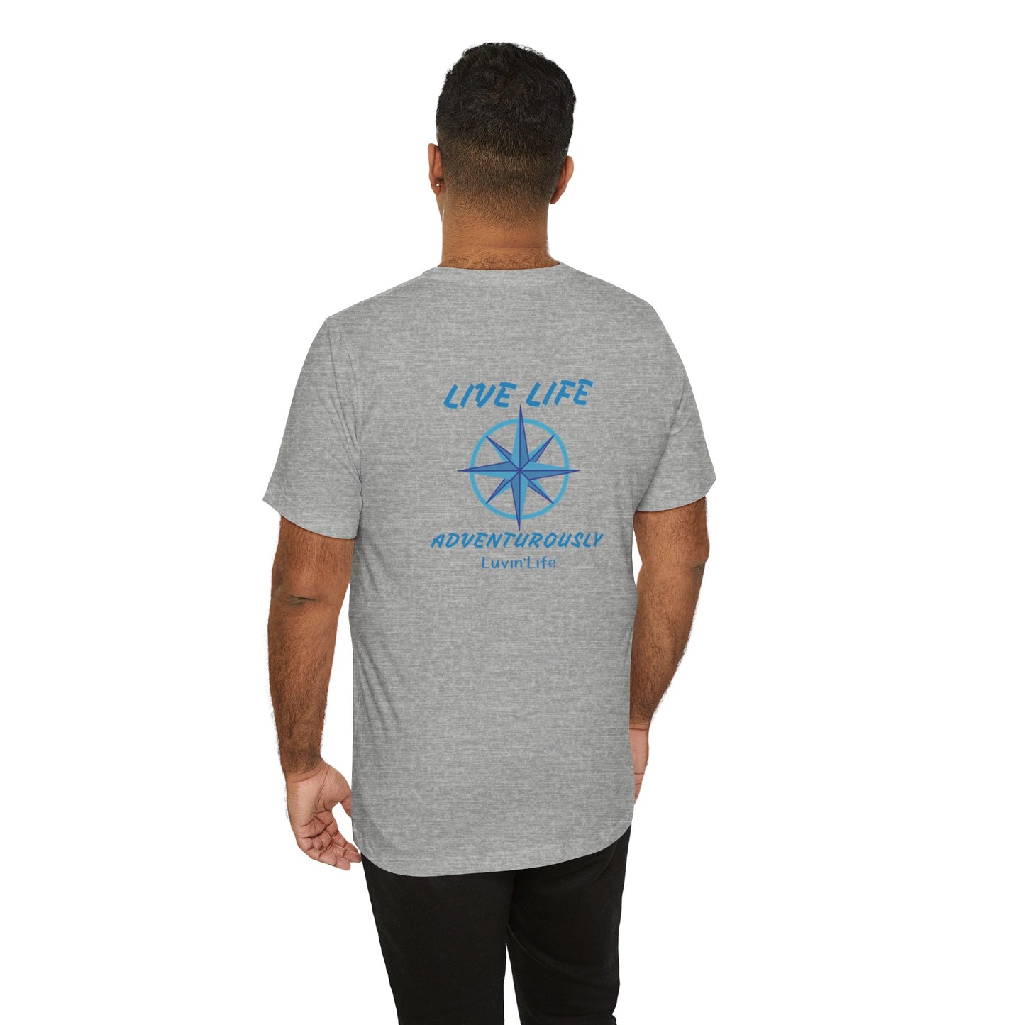 LIVE LIFE ADVENTUROUSLY - Bella+Canvas - Unisex Jersey Short Sleeve Tee (+4XL)