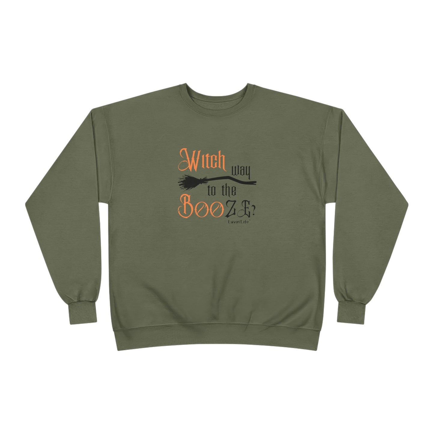 WITCH WAY TO THE BOOZE - Crewneck Sweatshirt - Unisex (+4XL)