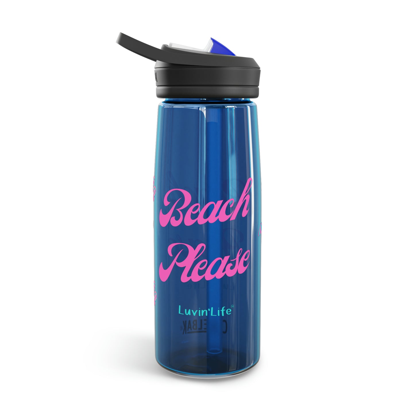 BEACH PLEASE - Pink font - CamelBak Eddy®  Water Bottle, 20oz\25oz