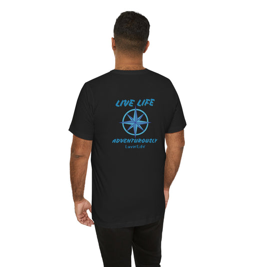 LIVE LIFE ADVENTUROUSLY - Bella+Canvas - Unisex Jersey Short Sleeve Tee (+4XL)