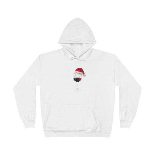 RED WINE SANTA HAT - Unisex  Pullover Hoodie Sweatshirt (+3XL)