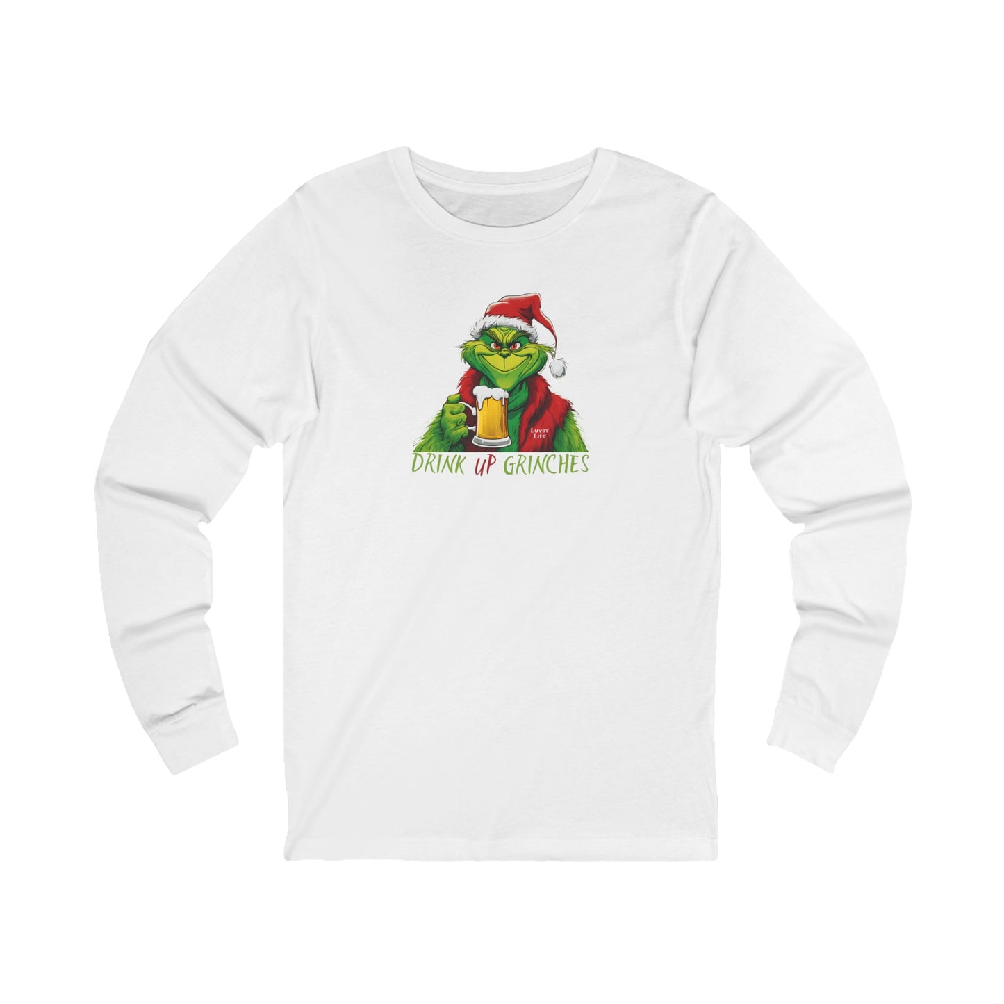 DRINK UP GRINCHES - Bella+Canvas - Unisex Jersey Long Sleeve Tee (+2XL)