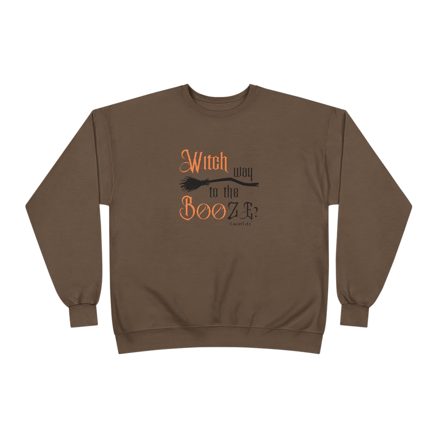 WITCH WAY TO THE BOOZE - Crewneck Sweatshirt - Unisex (+4XL)