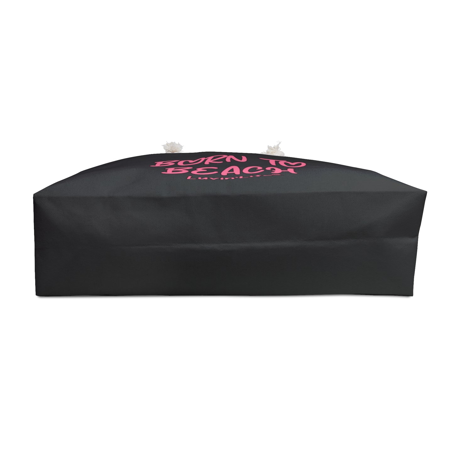 BORN TO BEACH - Weekender Bag (black/pink)