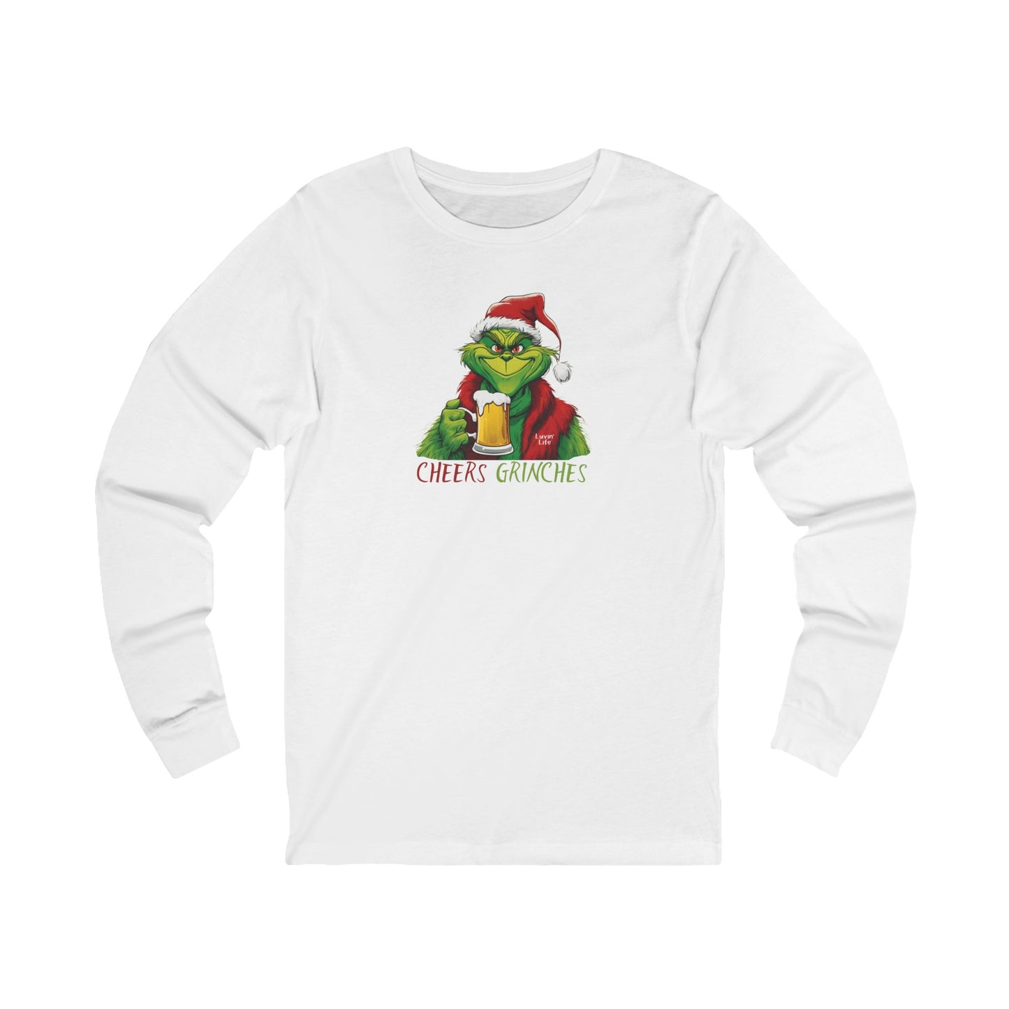 CHEERS GRINCHES - Bella+Canvas - Unisex Jersey Long Sleeve Tee