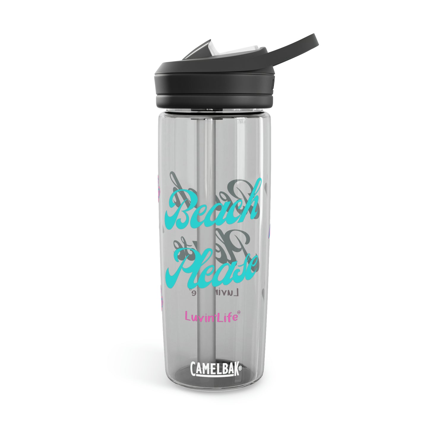 BEACH PLEASE - Teal font - CamelBak Eddy®  Water Bottle, 20oz\25oz