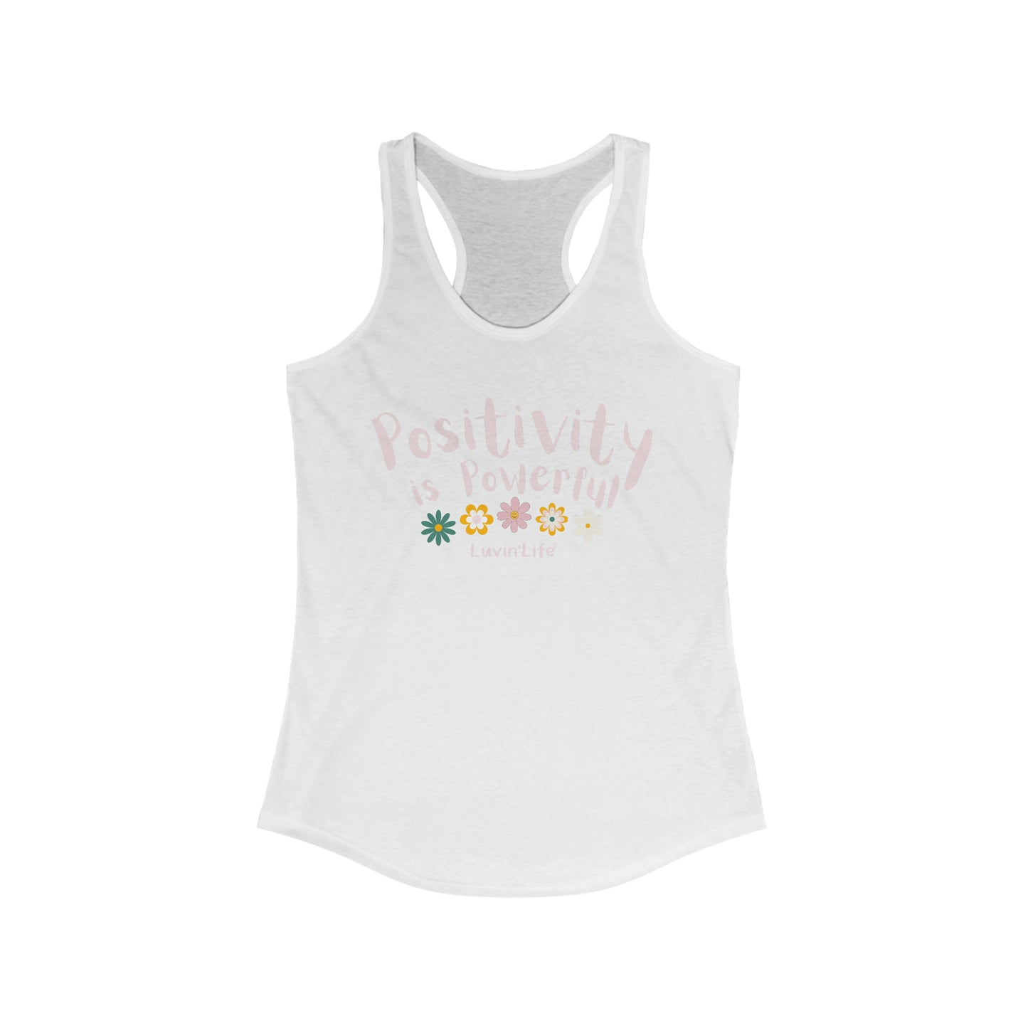 POSITIVITY IS POWERFUL - Next Level - Women's Ideal Racerback Tank