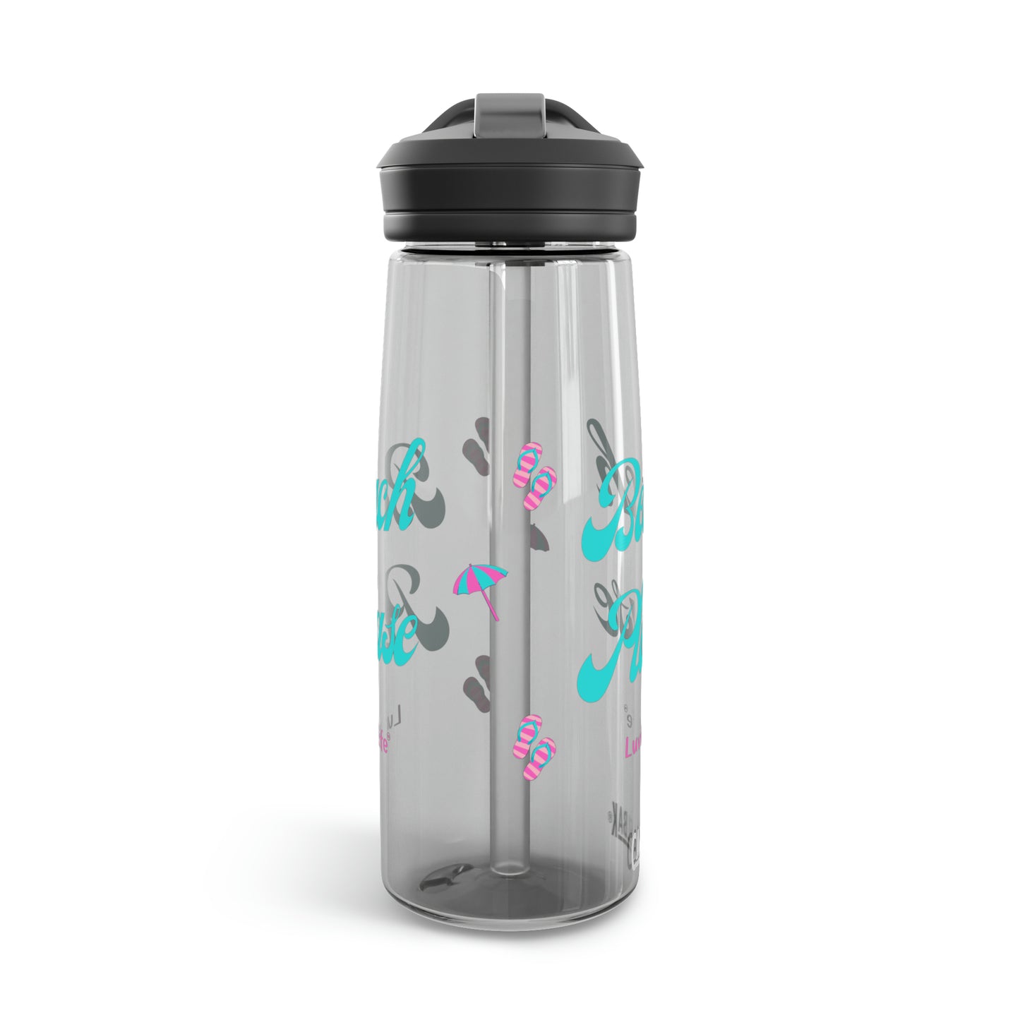 BEACH PLEASE - Teal font - CamelBak Eddy®  Water Bottle, 20oz\25oz