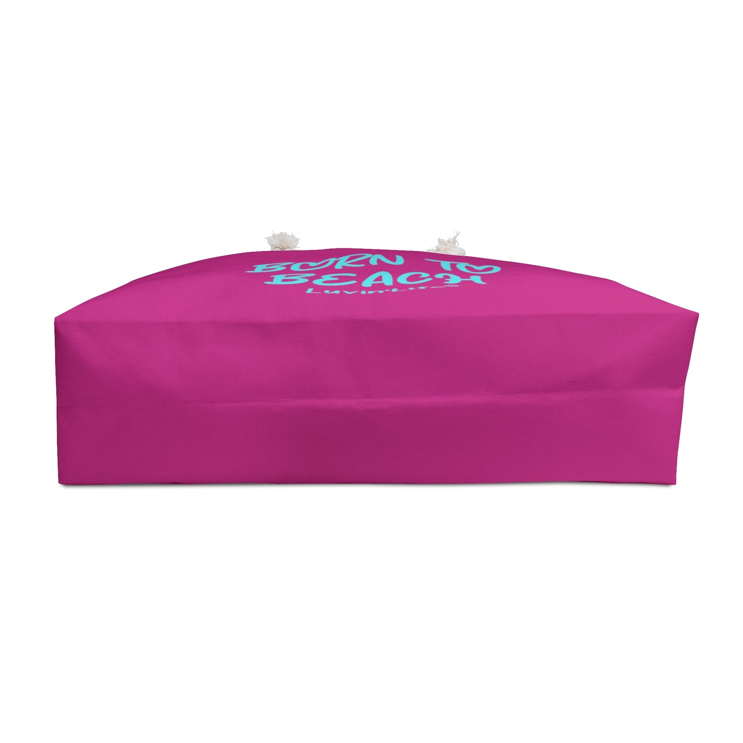 BORN TO BEACH - Weekender Bag (fuchsia/teal)