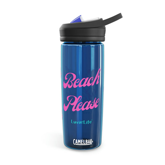 BEACH PLEASE - Pink font - CamelBak Eddy®  Water Bottle, 20oz\25oz