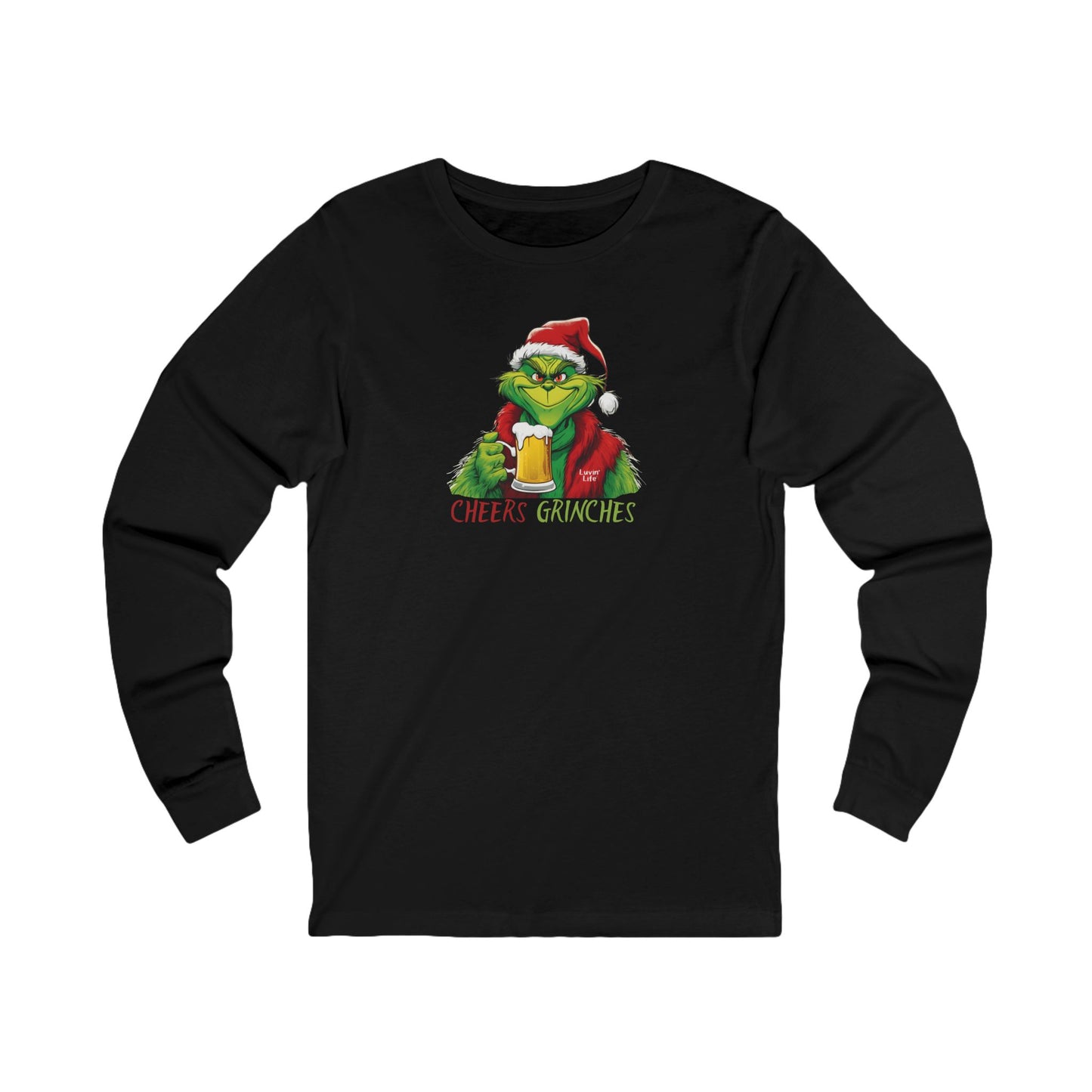 CHEERS GRINCHES - Bella+Canvas - Unisex Jersey Long Sleeve Tee