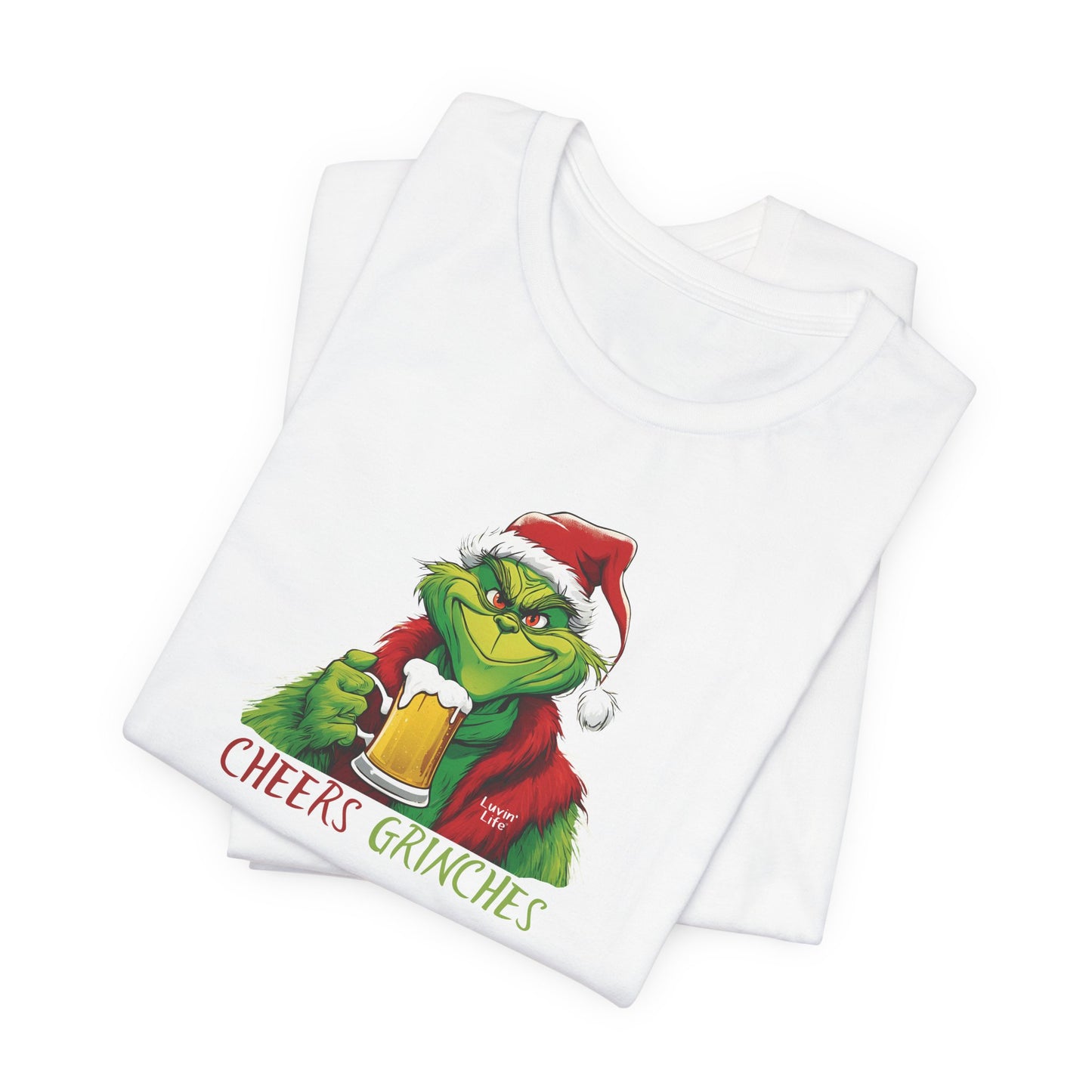 CHEERS GRINCHES-BEER - Bella+Canvas - Unisex Short Sleeve Tee (+5XL)