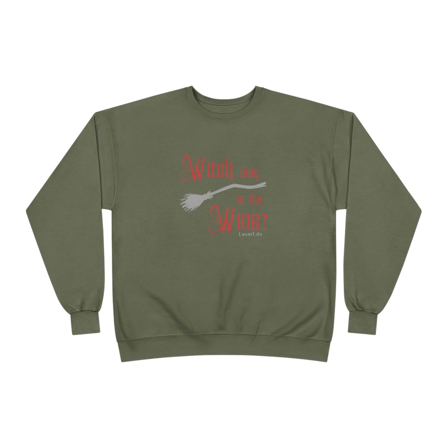 WITCH WAY TO THE WINE - Crewneck Sweatshirt -  Unisex (+4XL)