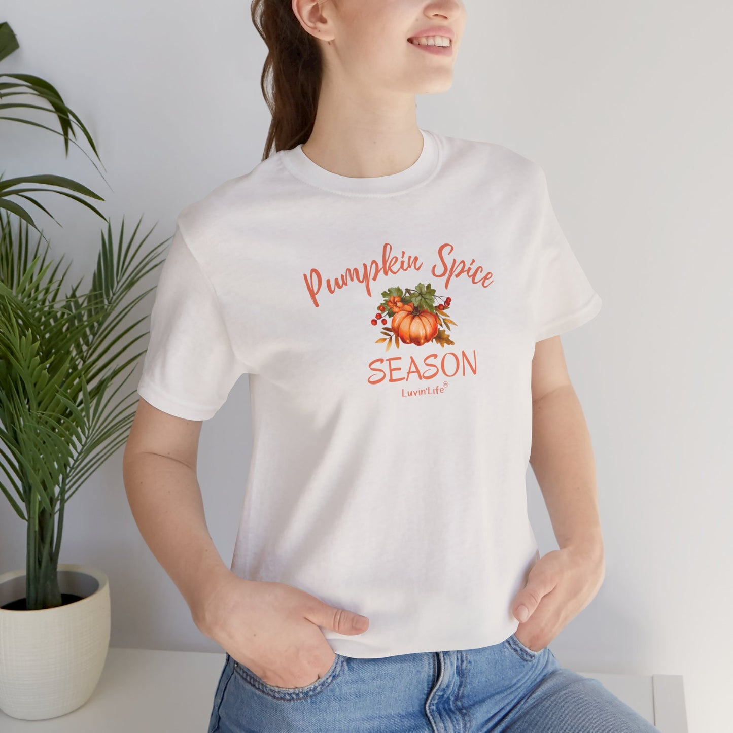 PUMPKIN SPICE SEASON - Bella+Canvas - Unisex Jersey Short Sleeve Tee (+3XL)