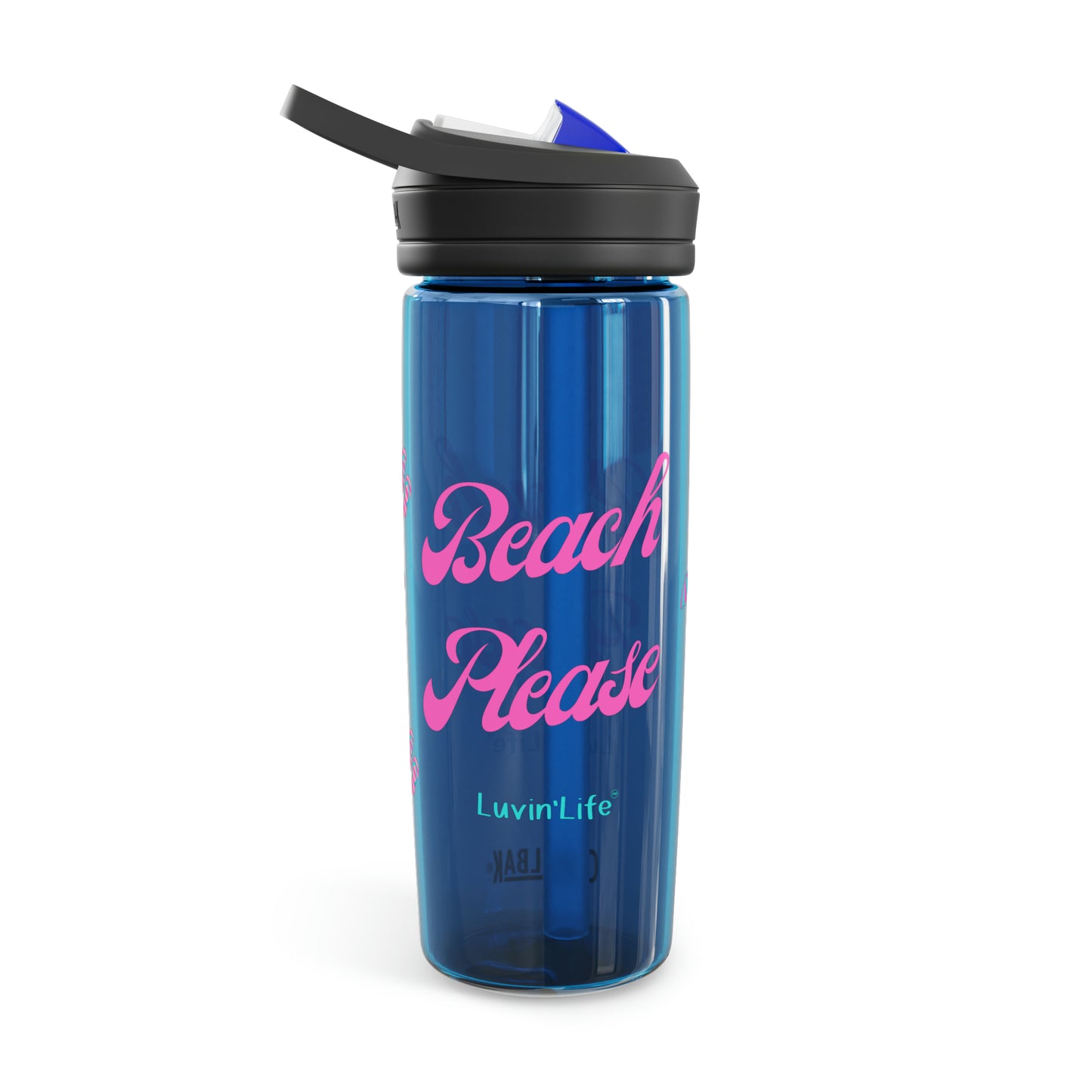 BEACH PLEASE - Pink font - CamelBak Eddy®  Water Bottle, 20oz\25oz