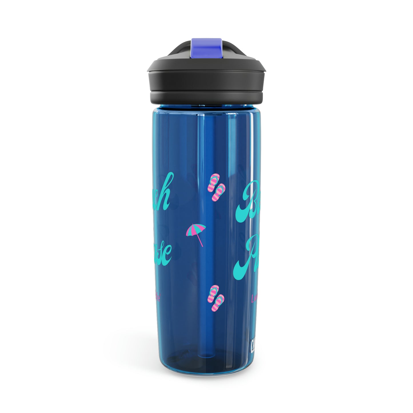 BEACH PLEASE - Teal font - CamelBak Eddy®  Water Bottle, 20oz\25oz