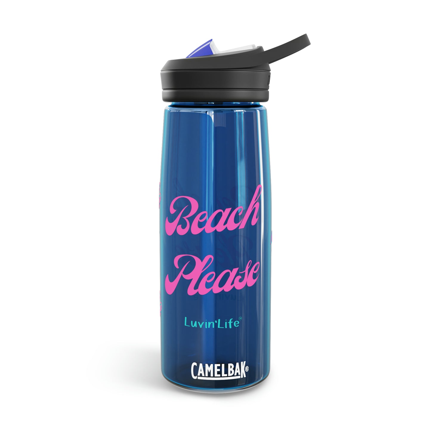 BEACH PLEASE - Pink font - CamelBak Eddy®  Water Bottle, 20oz\25oz