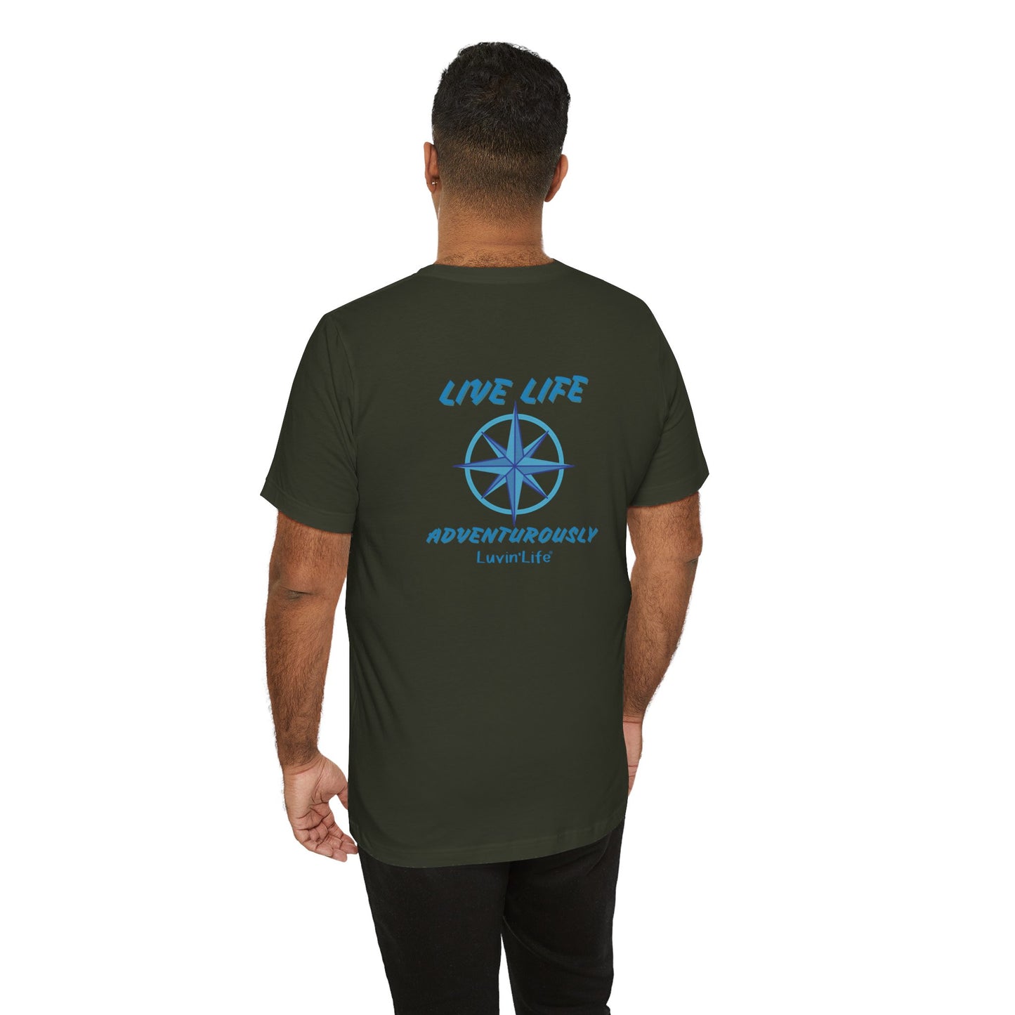 LIVE LIFE ADVENTUROUSLY - Bella+Canvas - Unisex Jersey Short Sleeve Tee (+4XL)