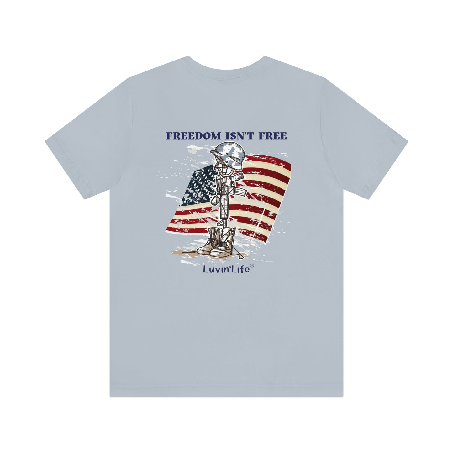 FREEDOM ISN'T FREE - Bella+Canvas - Unisex Jersey Short Sleeve Tee (+3XL)