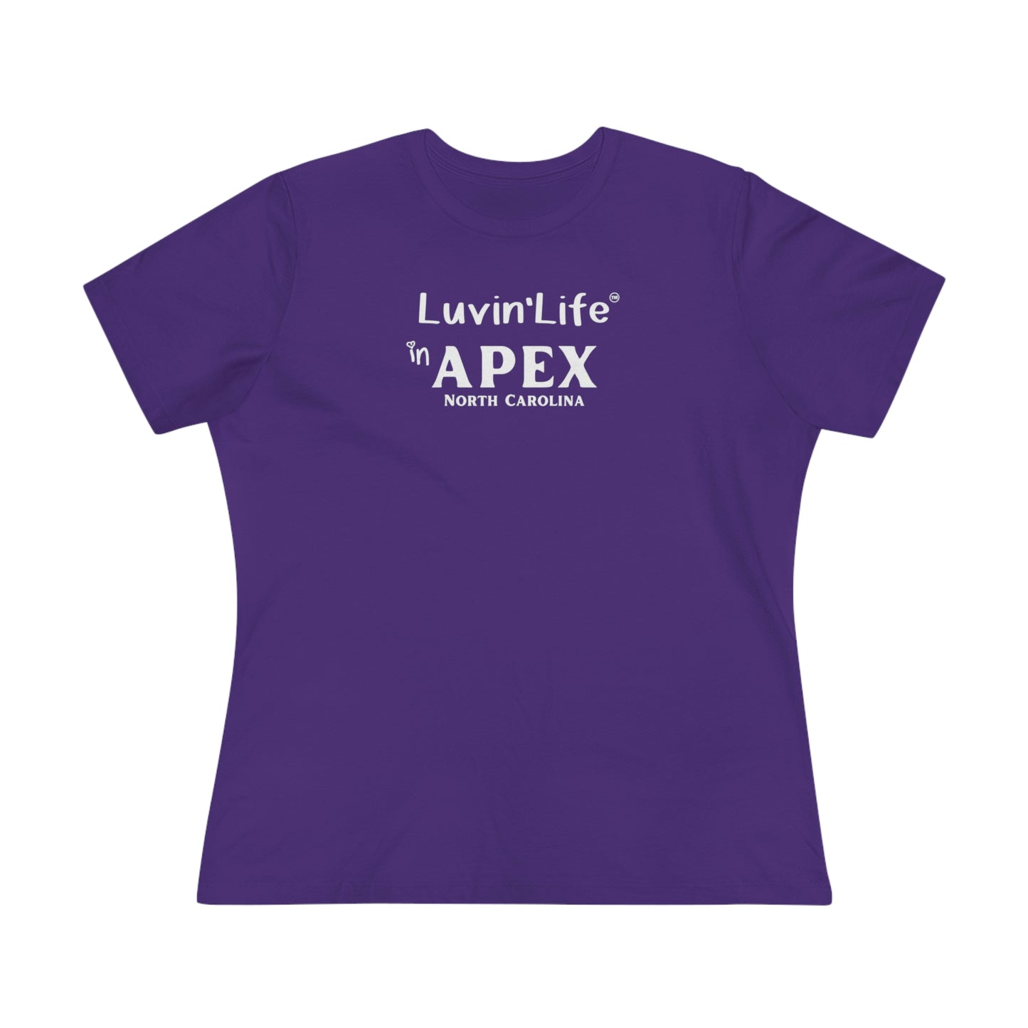 LUVIN'LIFE IN APEX - Bella+Canvas - Women's Premium Tee