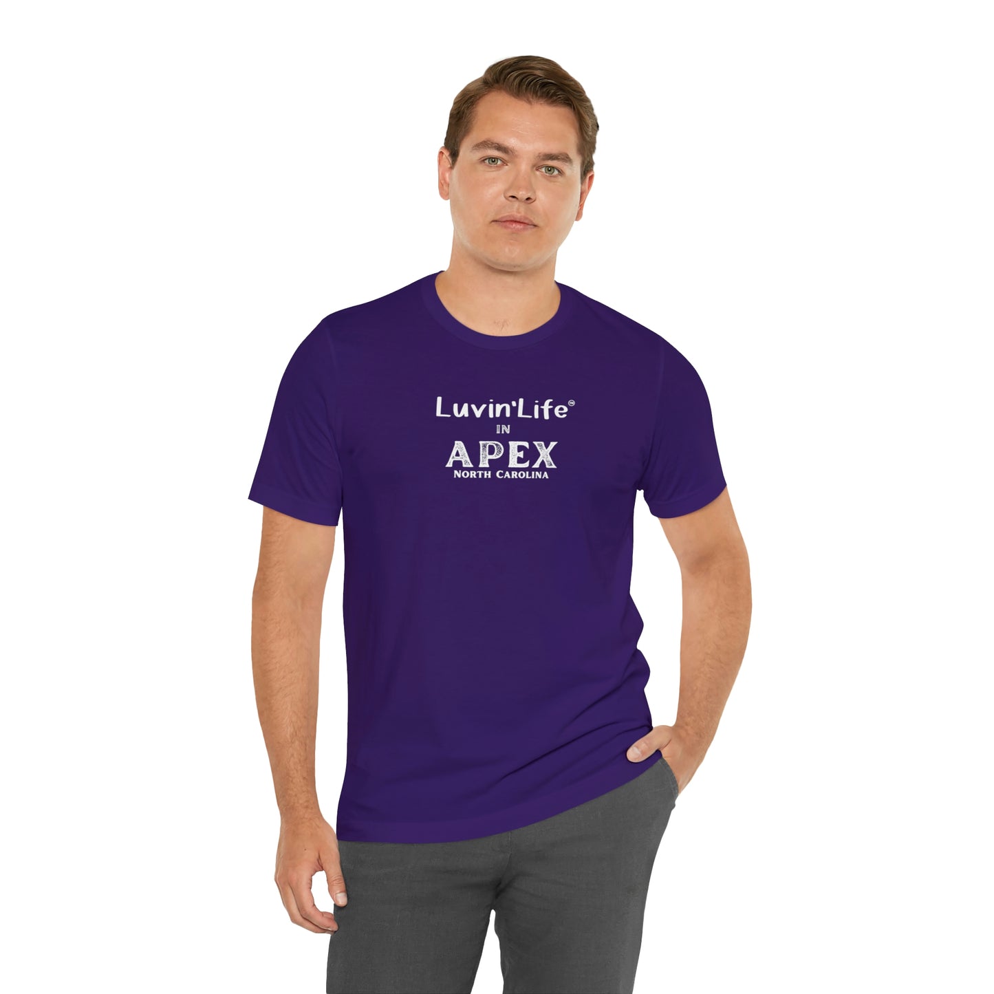 LUVIN'LIFE IN APEX - Bella+Canvas Unisex Jersey Short Sleeve Tee (+4XL)