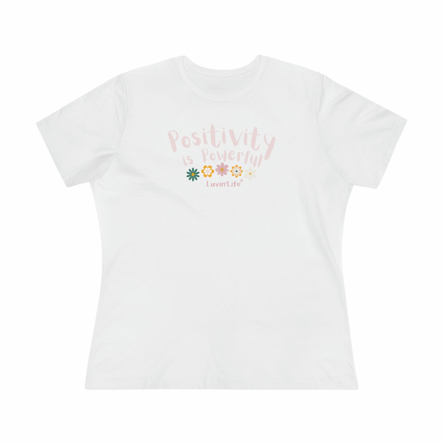 POSITIVITY IS POWERFUL - Bella+Canvas - Women's Premium Tee