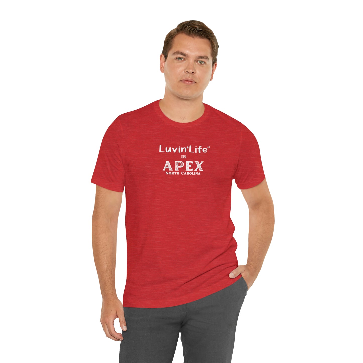 LUVIN'LIFE IN APEX - Bella+Canvas Unisex Jersey Short Sleeve Tee (+4XL)