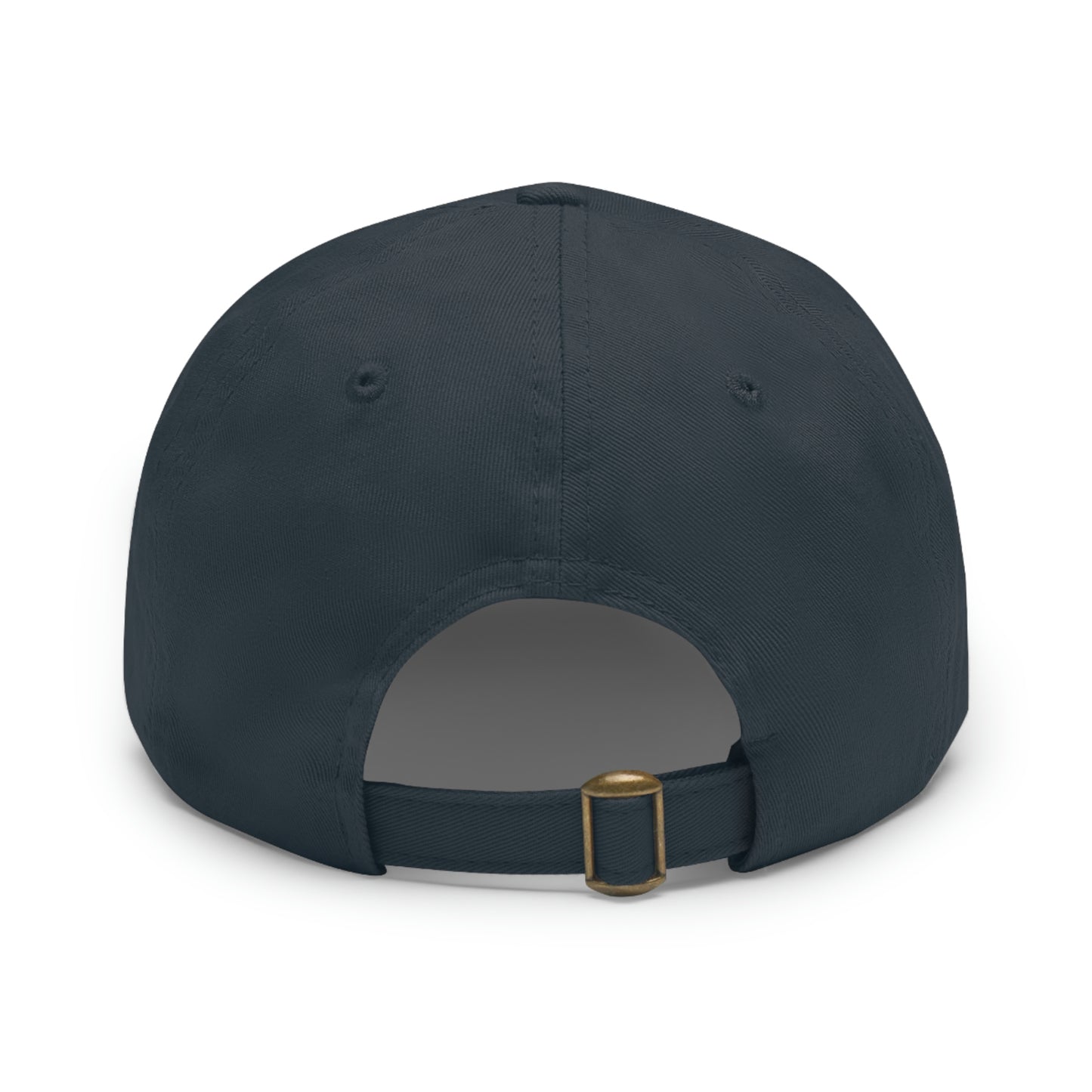 Luvin'Life - Navy text - Hat with Leather Patch