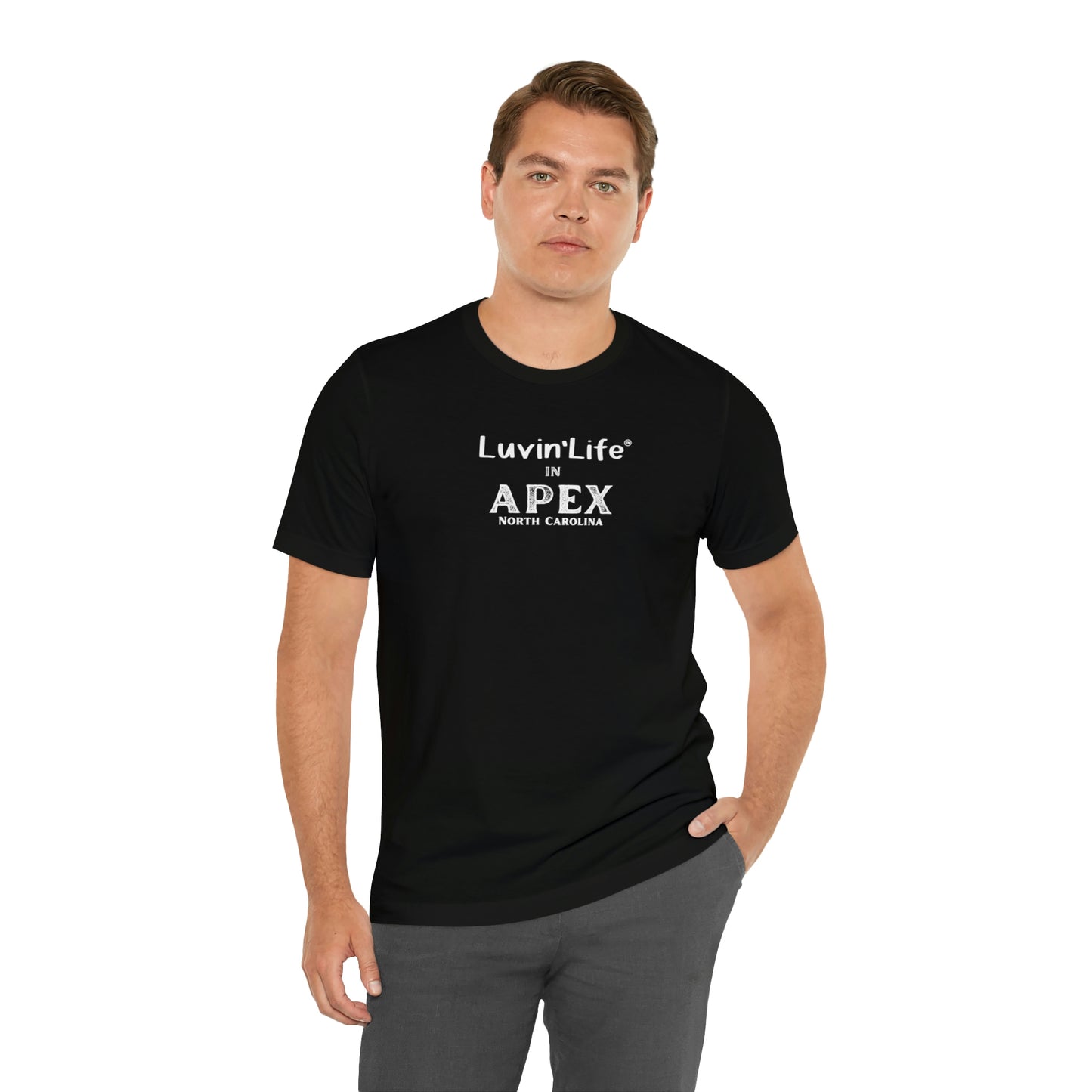 LUVIN'LIFE IN APEX - Bella+Canvas Unisex Jersey Short Sleeve Tee (+4XL)