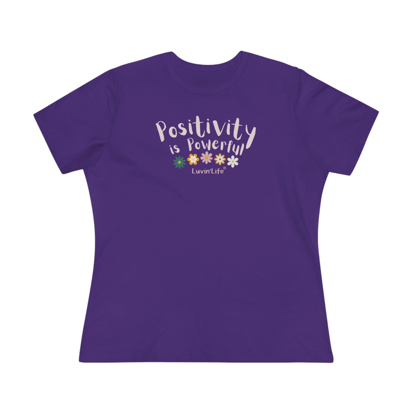 POSITIVITY IS POWERFUL - Bella+Canvas - Women's Premium Tee