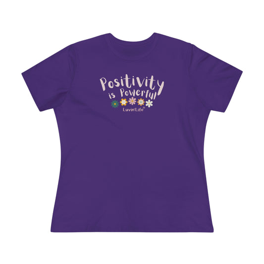 POSITIVITY IS POWERFUL - Bella+Canvas - Women's Premium Tee